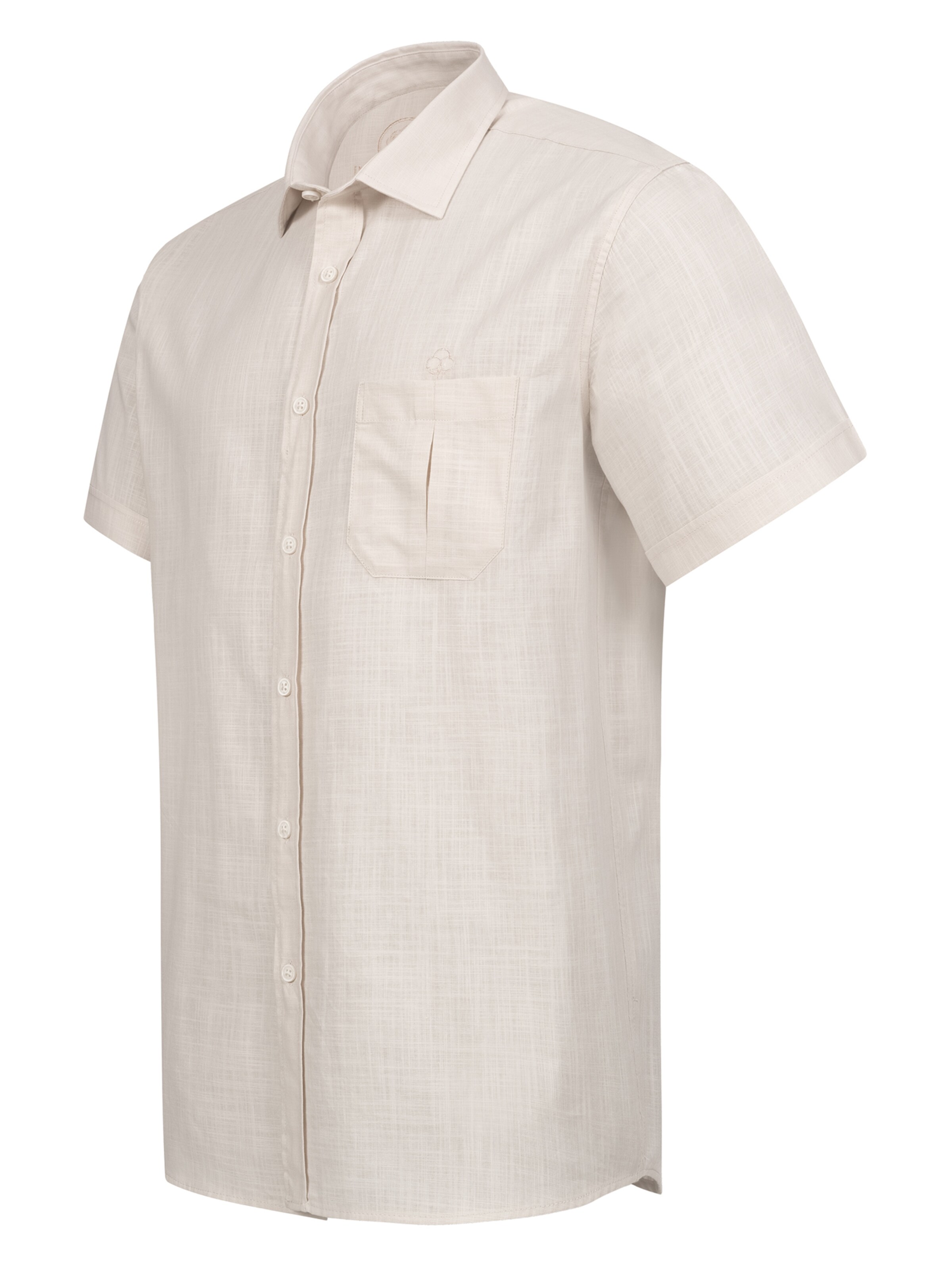 Indumentum Regular Fit Hemd in Beige