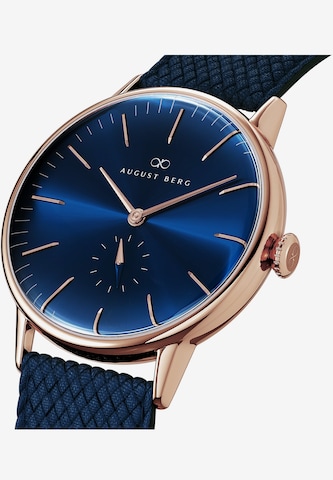 August Berg Analoog horloge 'Serenity' in Blauw