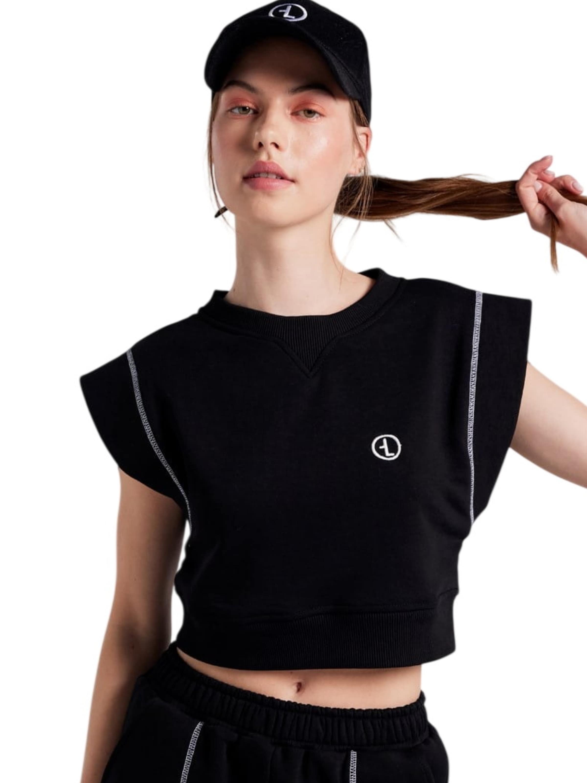 HOLLY LOLLY Sweatshirt in Zwart