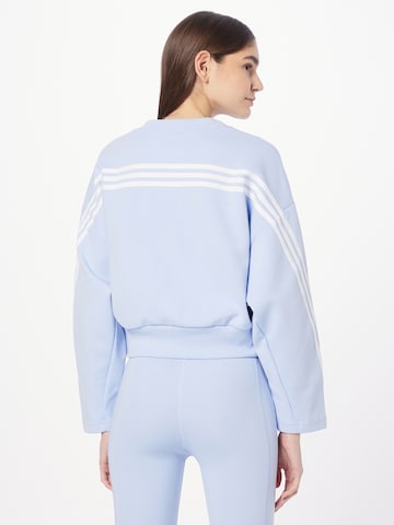 ADIDAS SPORTSWEAR Sportief sweatshirt 'Future Icons 3-Stripes' in Blauw