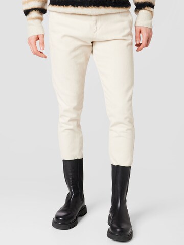 Only & Sons Regular Chino Pants 'Avi Beam' in Beige: front