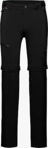 MAMMUT Workout Pants 'Runbold' in Black: front