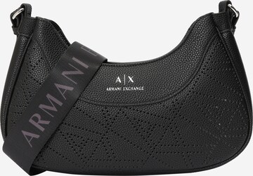 ARMANI EXCHANGE Umhängetasche in Schwarz: predná strana