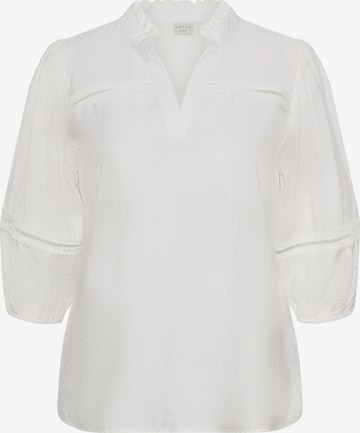 KAFFE CURVE Bluse 'KCronja' i hvid: forside