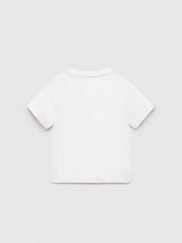 Tricou 'FOOTLT' de la MANGO KIDS pe bej