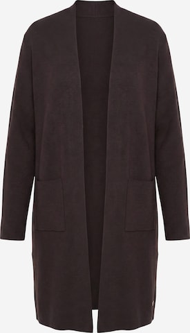 Ulla Popken Strickjacke in Braun: Vorderseite