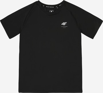 4F Performance Shirt in Black: front