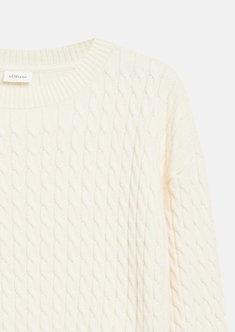 Pull-over s.Oliver en blanc