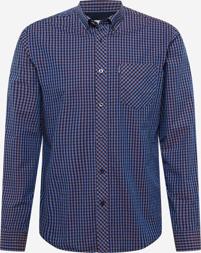 Ben Sherman Camisa 'GINGHAM' en azul / marrón / negro, Vista del producto