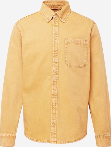 BLEND Regular fit Button Up Shirt in Orange: front