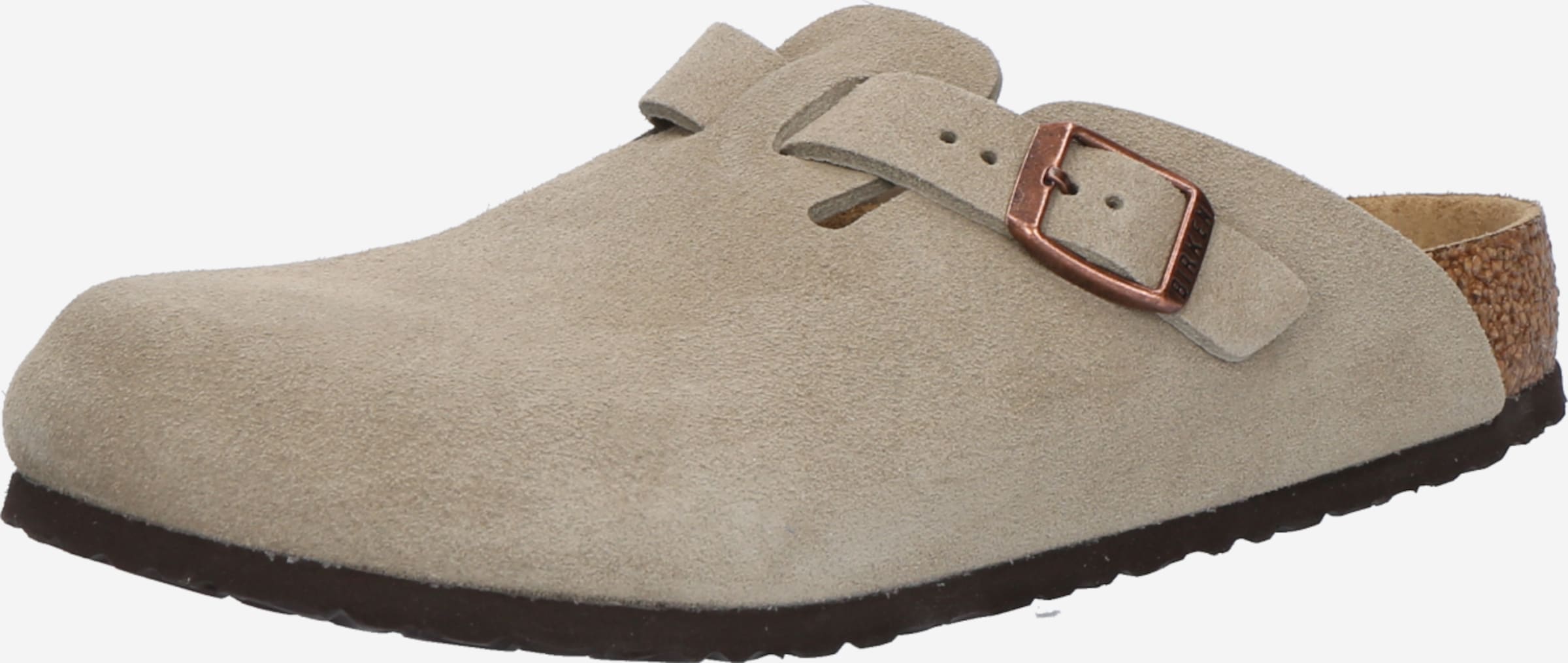 BIRKENSTOCK Sandals & Slippers 'Boston LEVE' in Beige | ABOUT YOU