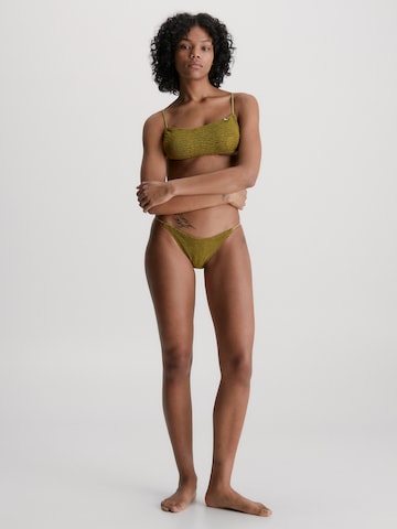 Calvin Klein Swimwear Bikinibroek in Groen