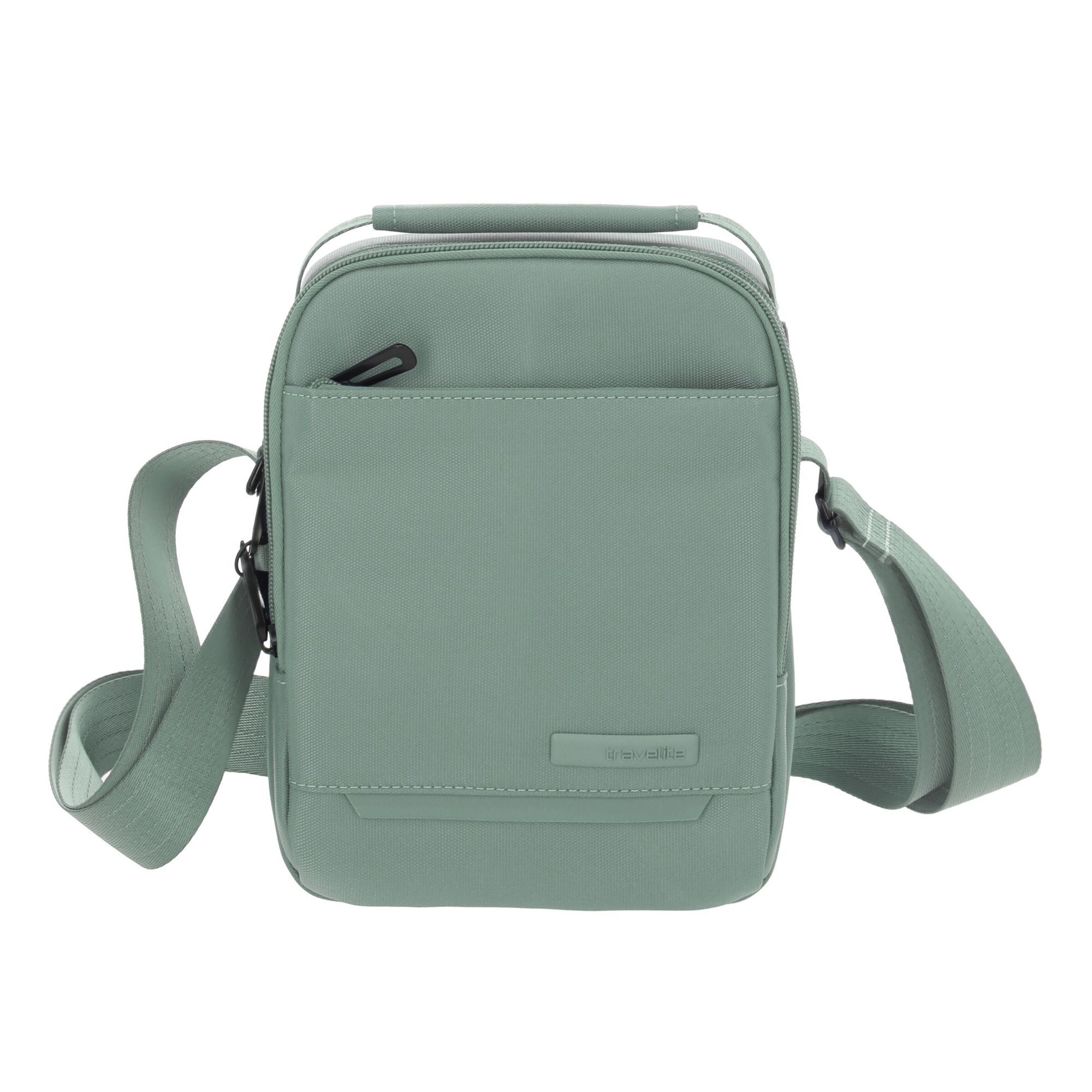 TRAVELITE Crossbody bag 'Workfloow' in Green: front