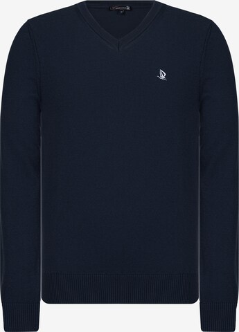 Pullover di Giorgio di Mare in blu: frontale