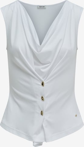 Salsa Jeans Top in Wit: voorkant