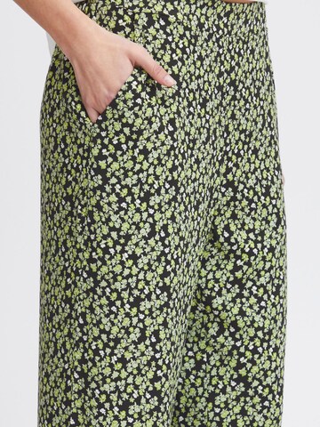ICHI Regular Broek 'Aya' in Groen