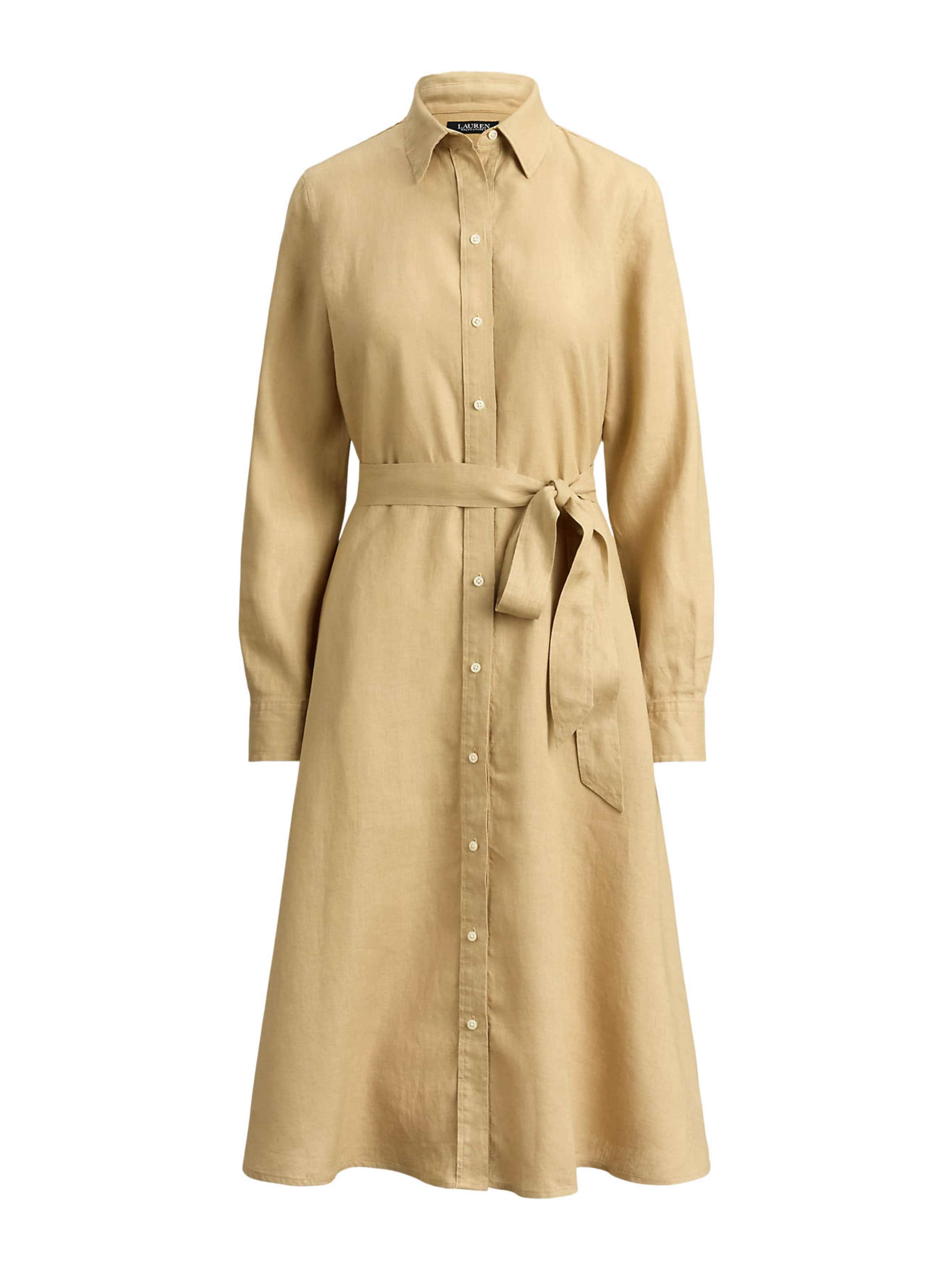 Rochie tip bluză de la Lauren Ralph Lauren pe bej: față