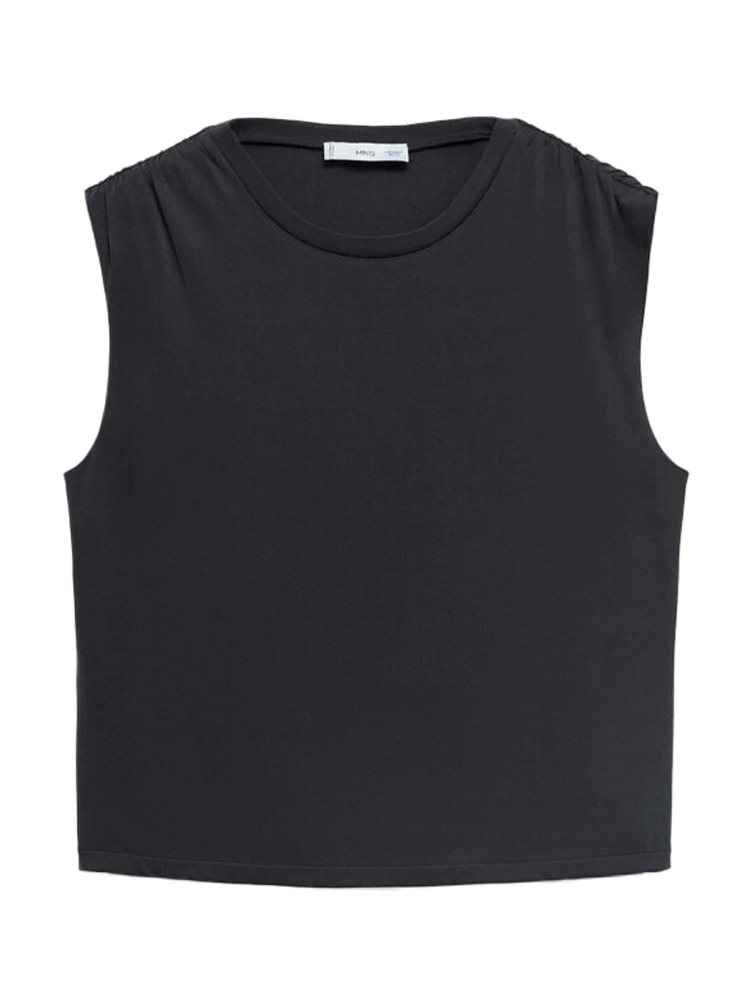 MANGO Top 'KIWI' in Grau: Vorderseite