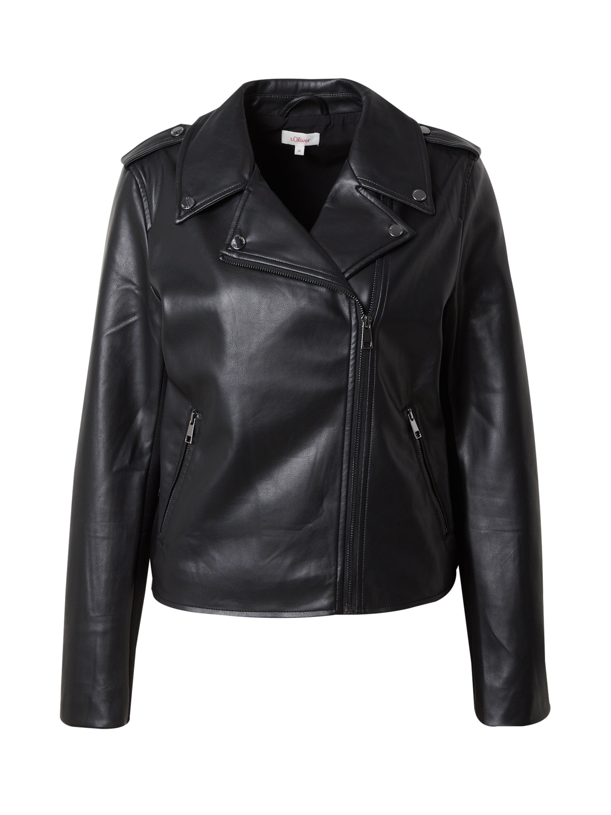 s.Oliver Tussenjas in Zwart: voorkant