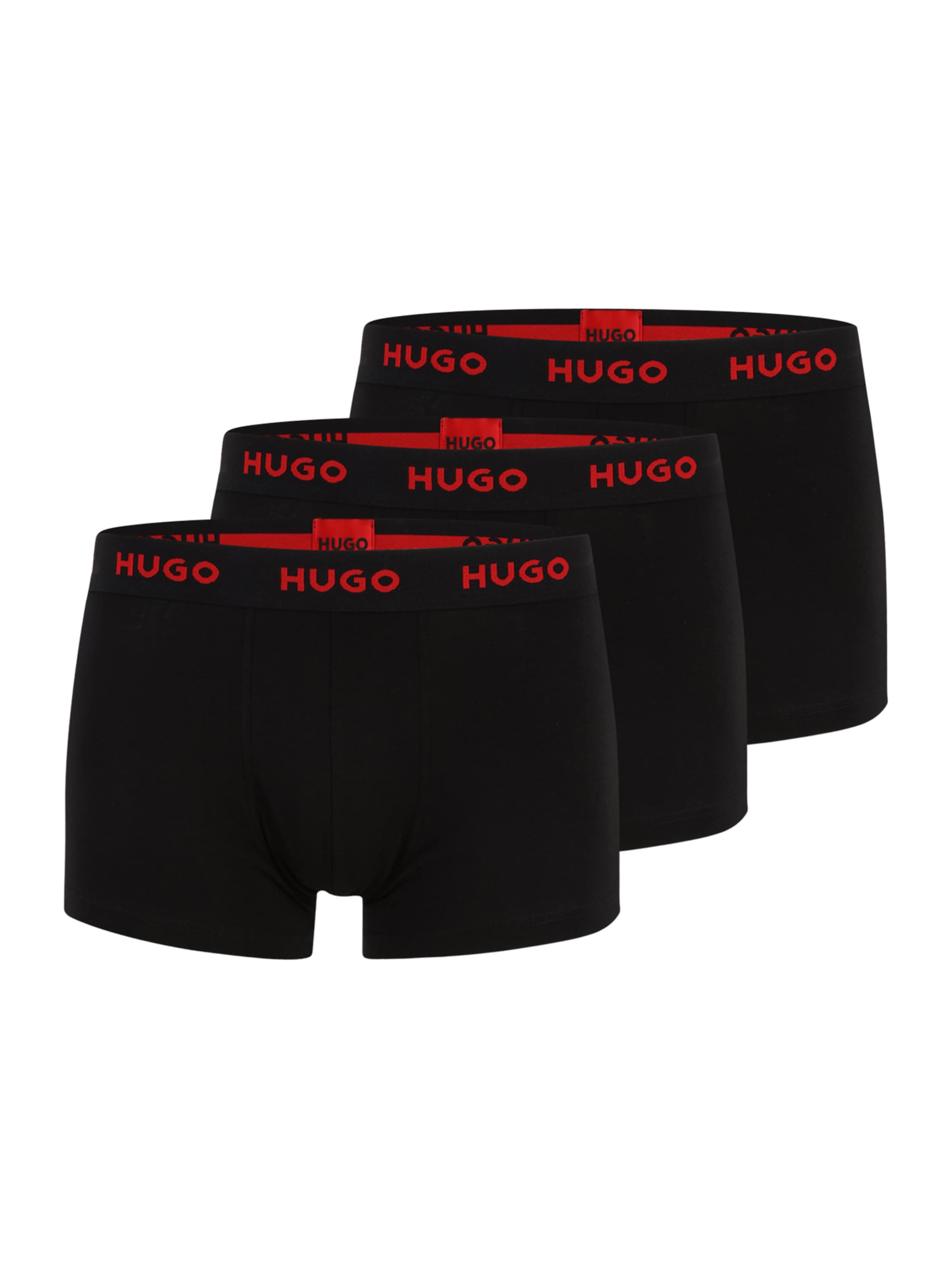 HUGO Boxershorts in Schwarz: Vorderseite