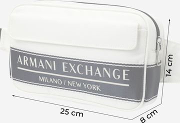 ARMANI EXCHANGE Bæltetaske i hvid