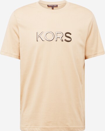 T-Shirt Michael Kors en beige : devant