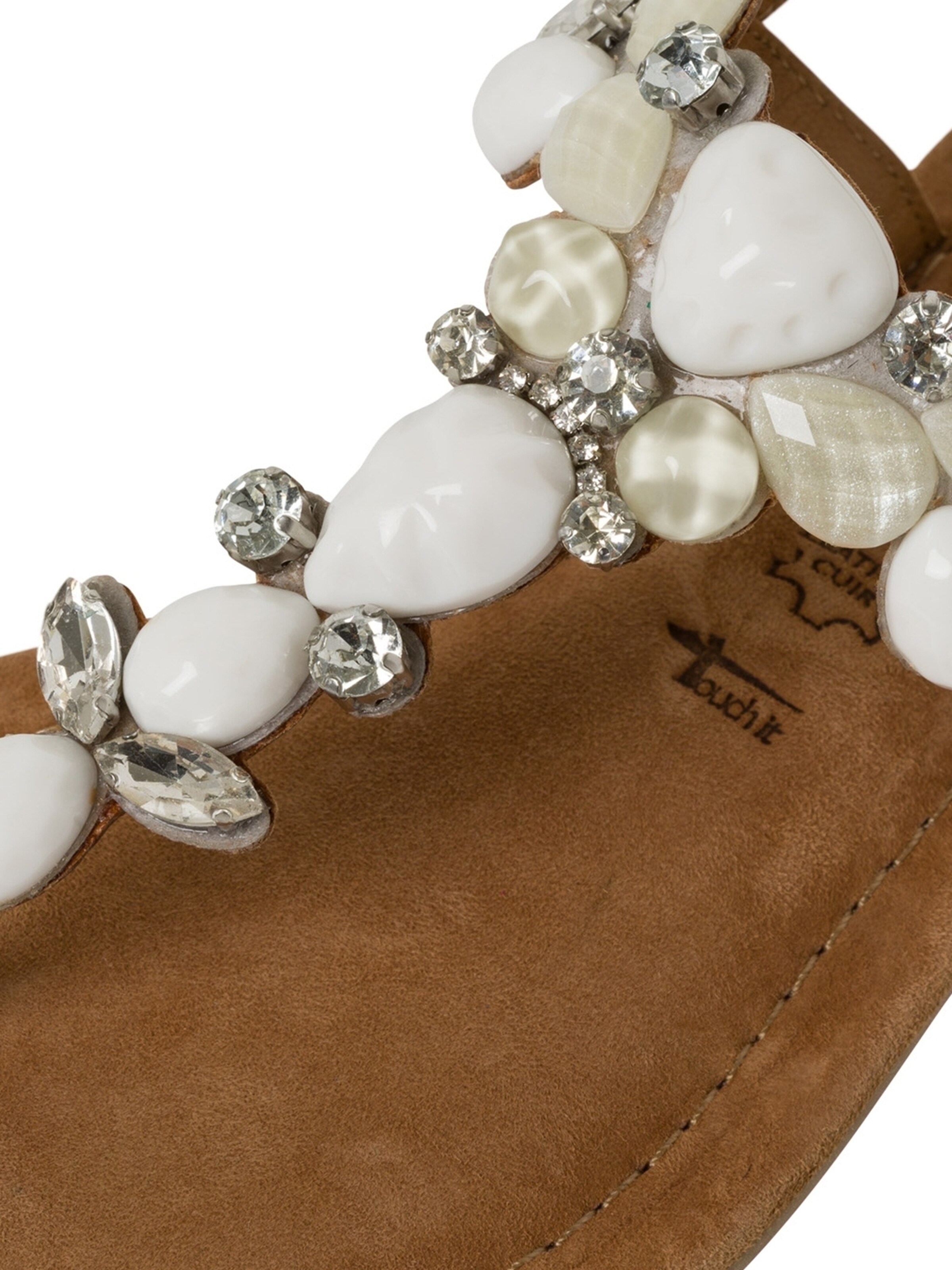 Tamaris Teenslipper in Wit