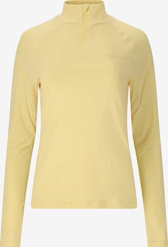 ENDURANCE Midlayer 'Chrissie' in Gelb: Vorderseite
