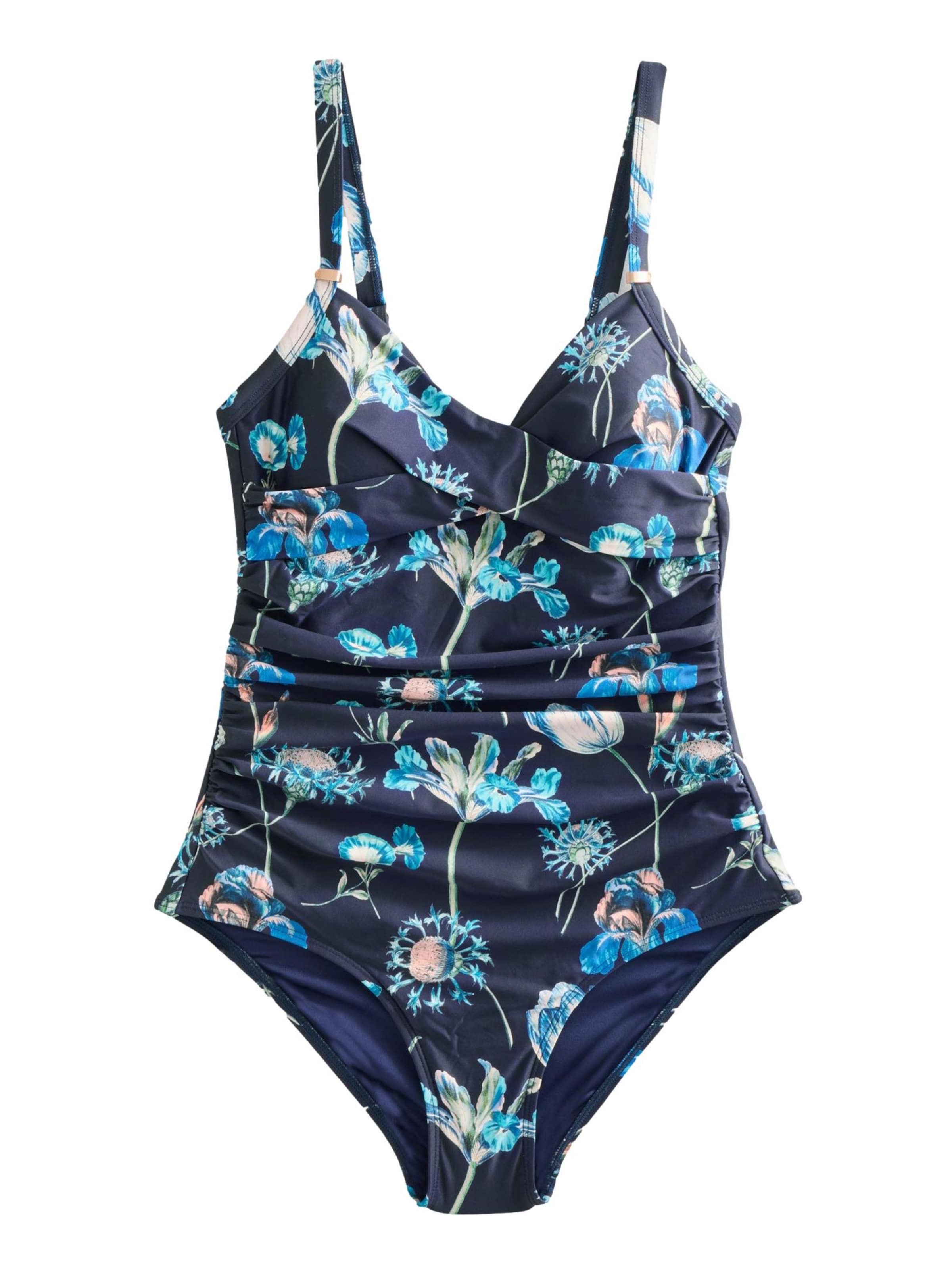 Next Kolmnurk Korrigeeriv ujumistrikoo, värv sinine: eest vaates