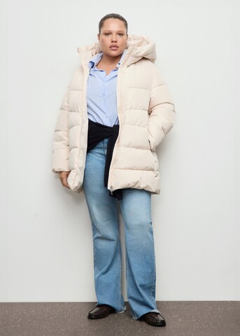 MANGO Winter Coat 'Tokyo' in White