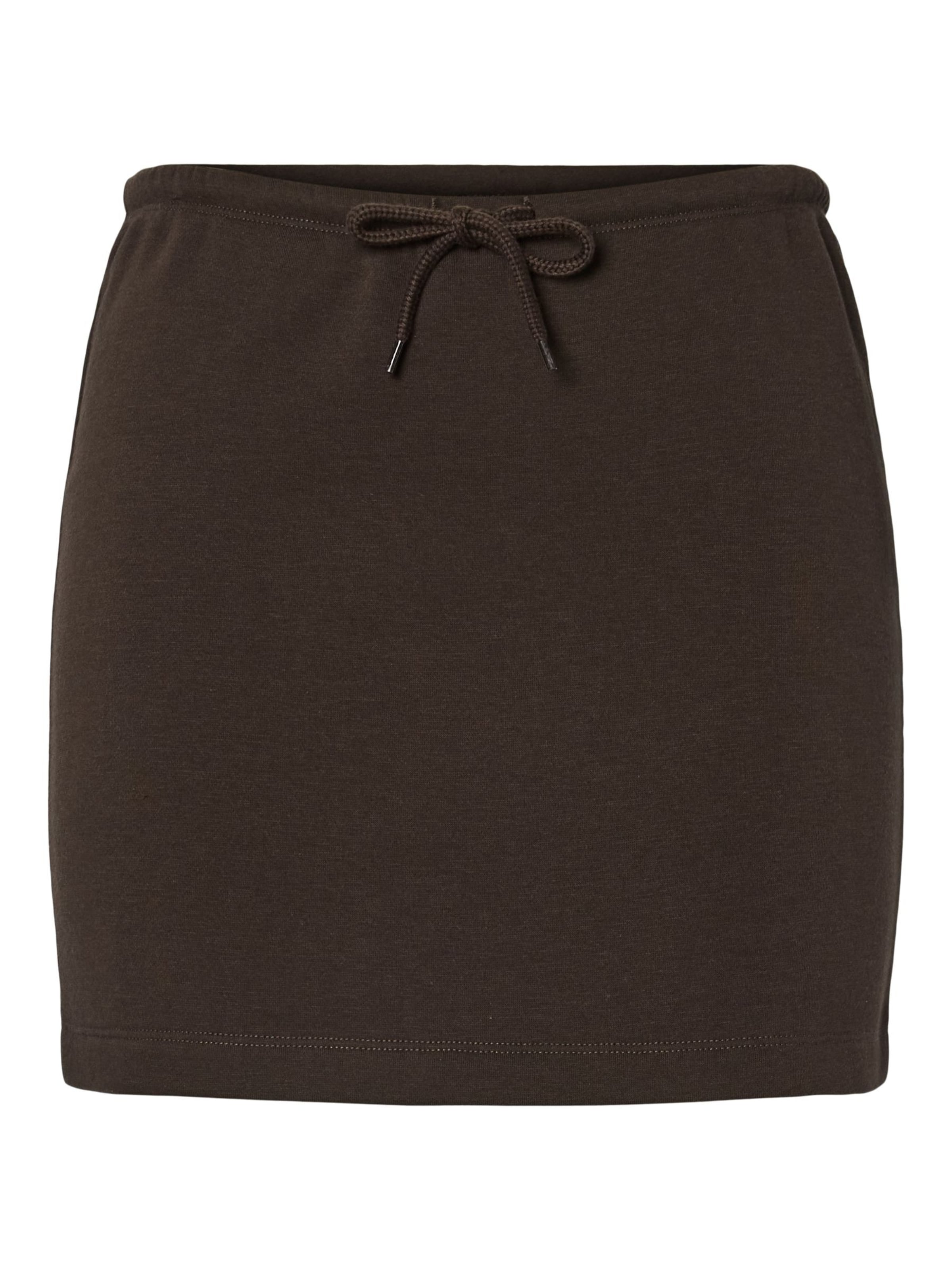 PIECES Nederdel 'PCChilli Sweat' i mørkebrun, Produktvisning