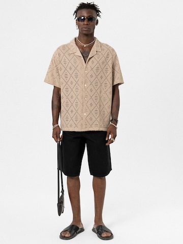 VAMOS CLO Comfort fit Overhemd 'Calendula' in Beige