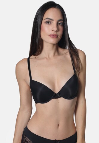 sassa Push-up BH 'WINTER NIGHT' in Zwart