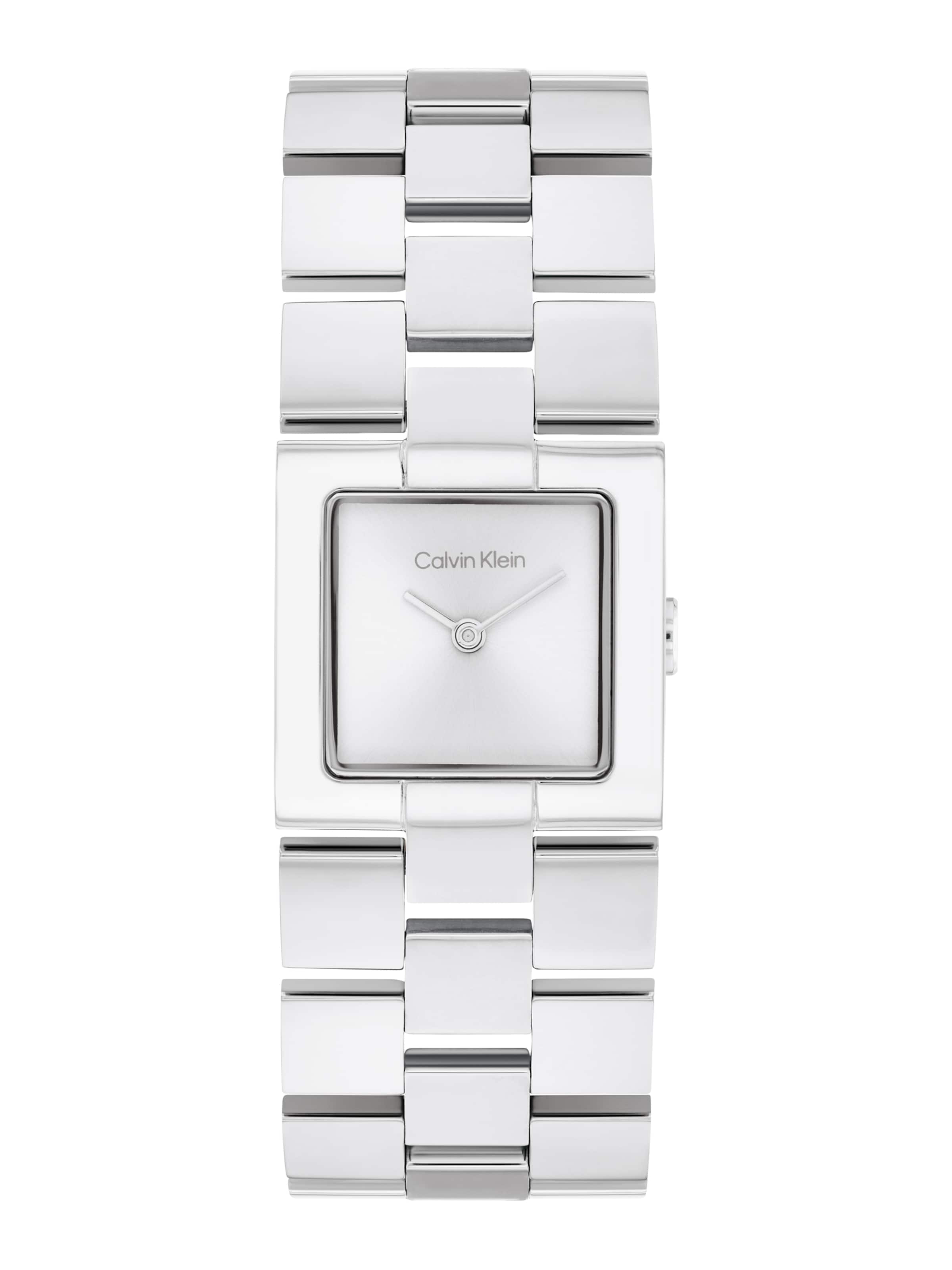 Calvin Klein Analogt ur 'MERIDIAN' i sølv: forside