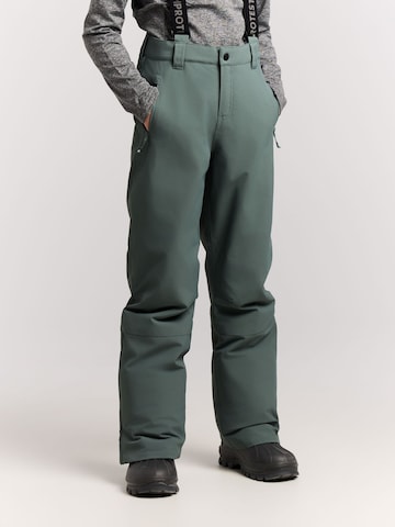 PROTEST Regular Sportbroek 'PRTStitch JR' in Groen