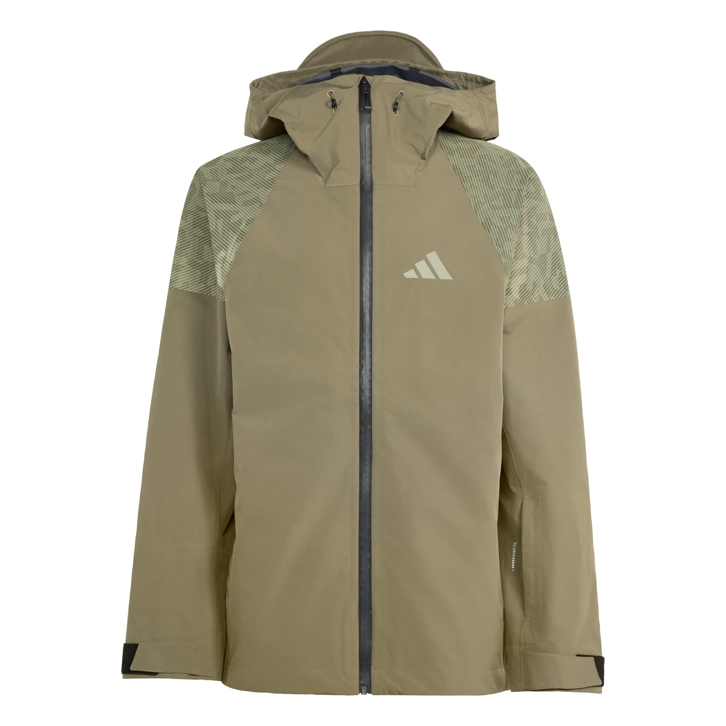 ADIDAS TERREX Μπουφάν πεζοπορίας 'Xperior Hybrid Primeknit' σε πράσινο: μπροστά