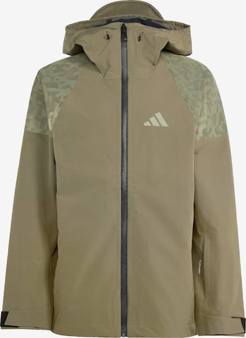 ADIDAS TERREXOutdoor jakna 'Xperior Hybrid Primeknit' - zelena boja: prednji dio