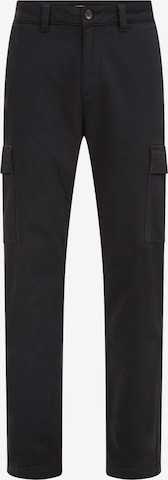 WE Fashion - Tapered Calças cargo em preto: frente