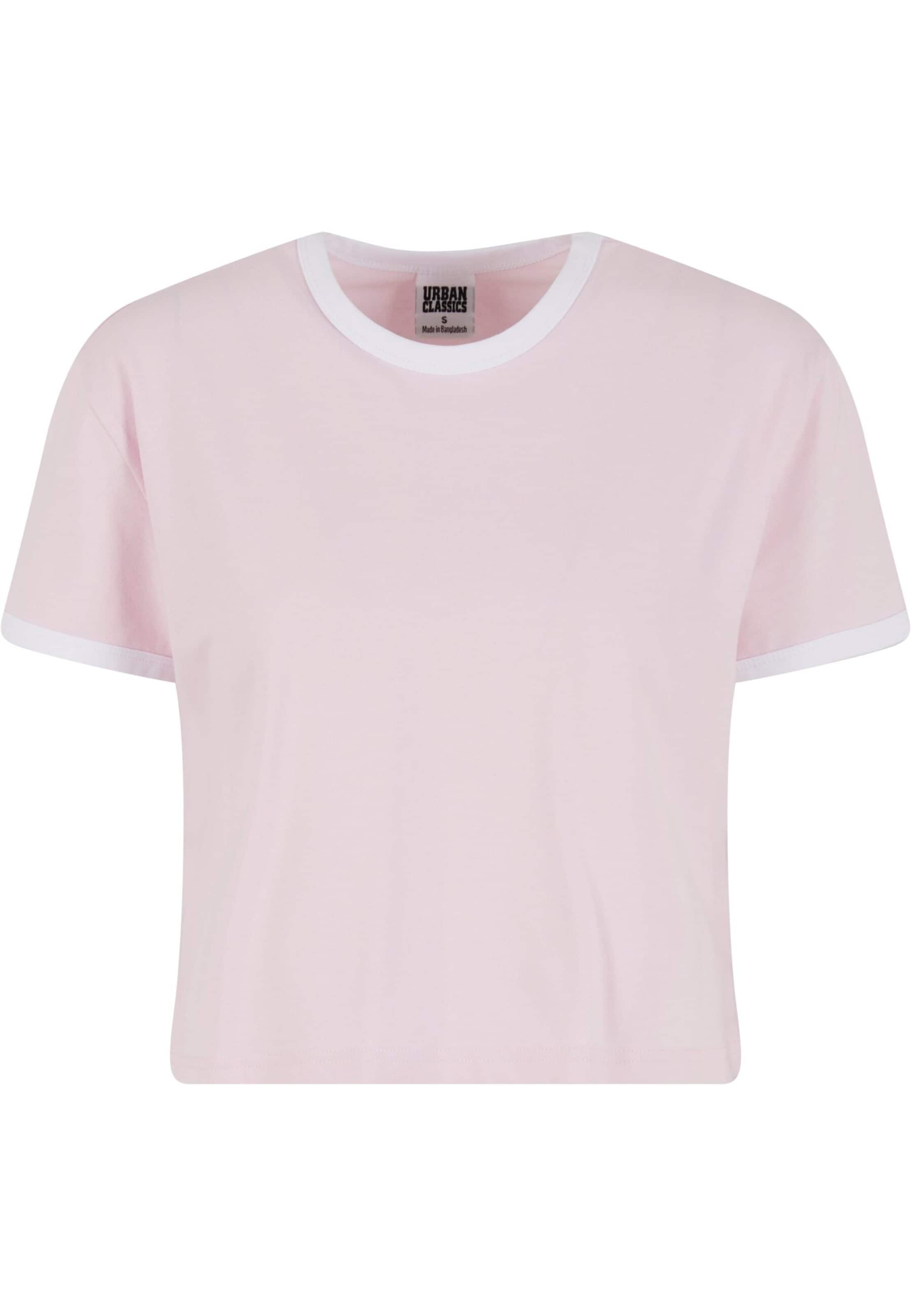 Urban Classics Koszulka w kolorze jasnoróżowy / białym, Podgląd produktu