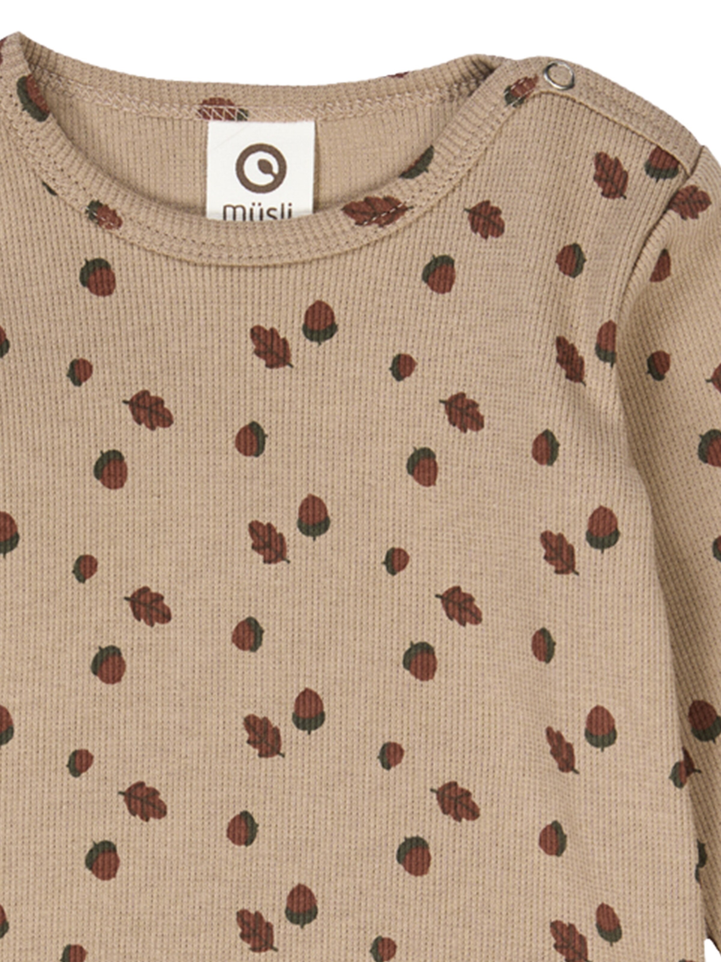 Barboteuse / body Müsli by GREEN COTTON en marron