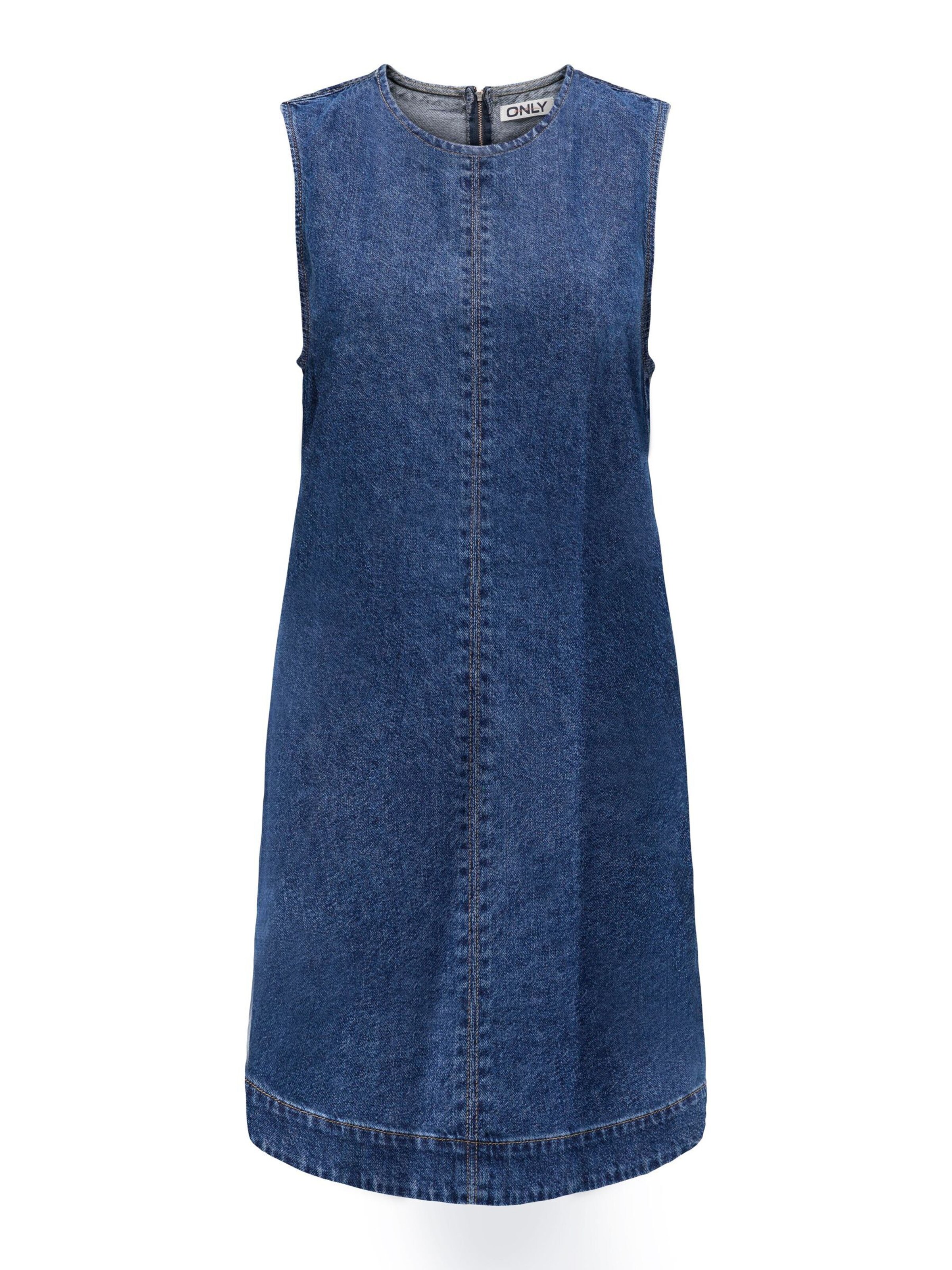 ONLY Jurk 'ONLDorsi' in de kleur Blauw denim, Productweergave