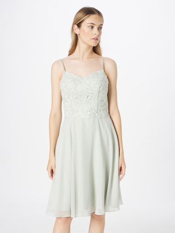 Robe de cocktail MAGIC NIGHTS en vert : devant