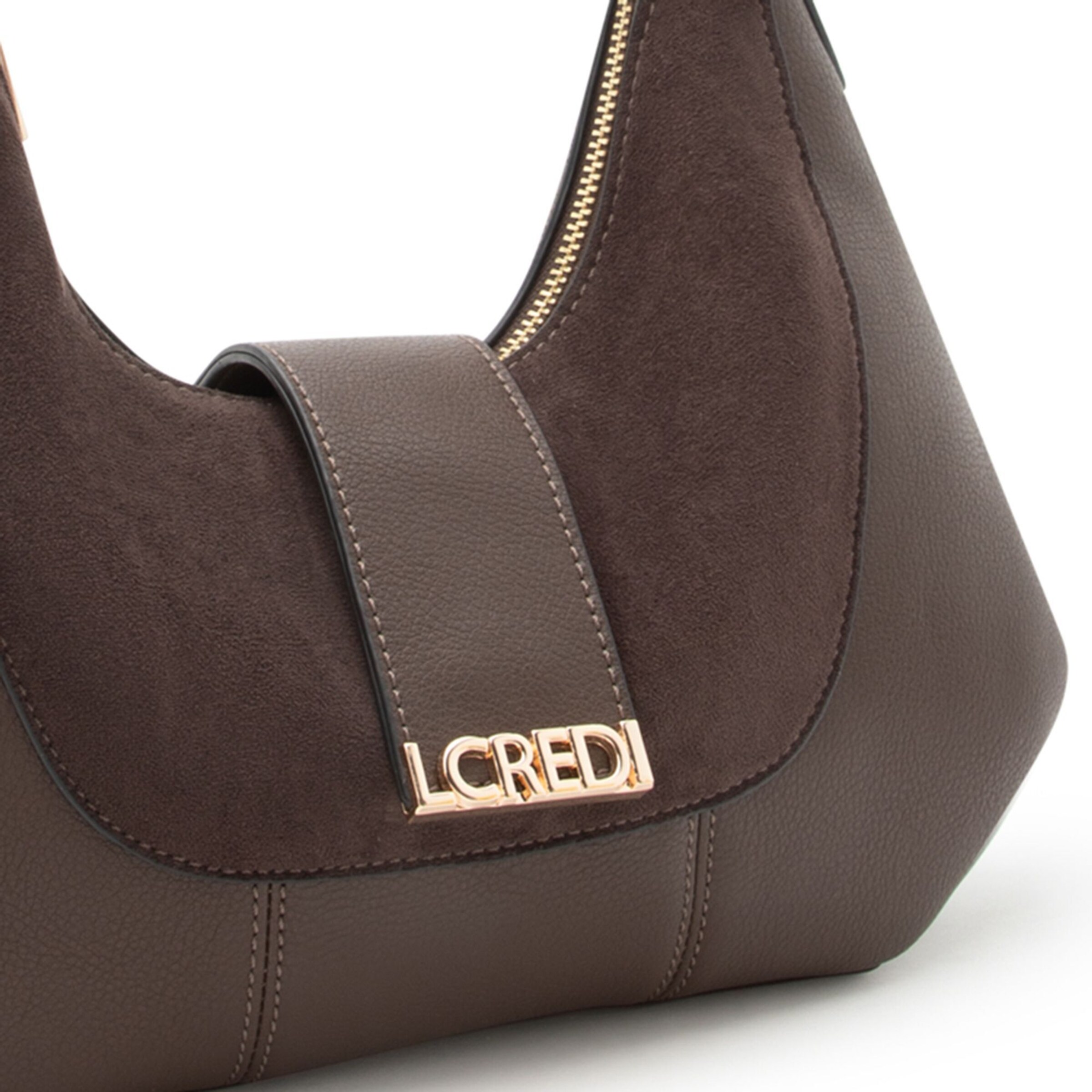 Borsa a spalla 'Rebecca' di L.CREDI in marrone