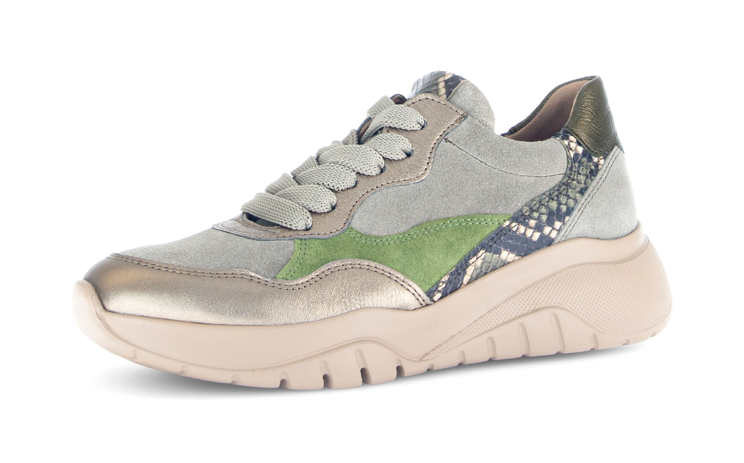 GABOR Sneakers in Green: front