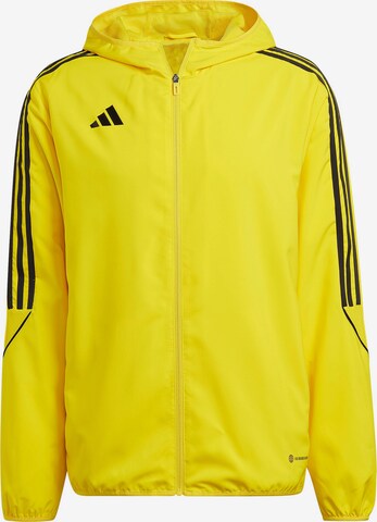 ADIDAS SPORTSWEAR Workout Pants 'Tiro 23' in Yellow: front