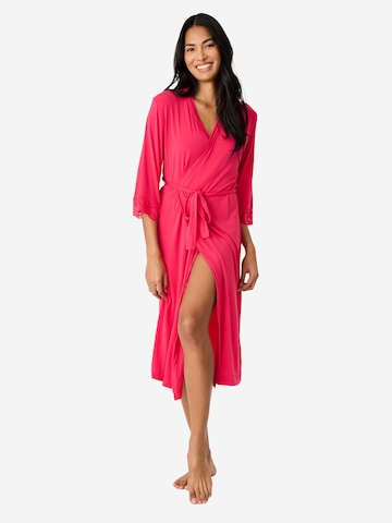 PJ Salvage Dressing gown ' Robe Breakfast Dreams ' in Red: front