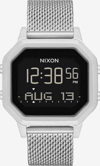 Nixon Digitalur 'Siren Milanese' i sort / sølv, Produktvisning