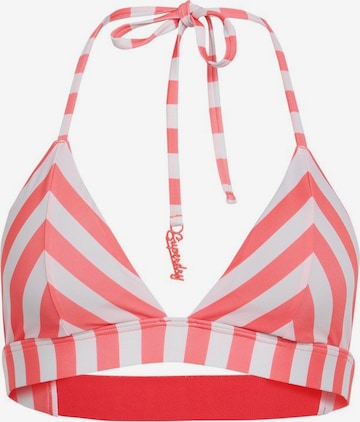 Triangle Hauts de bikini Superdry en rose : devant
