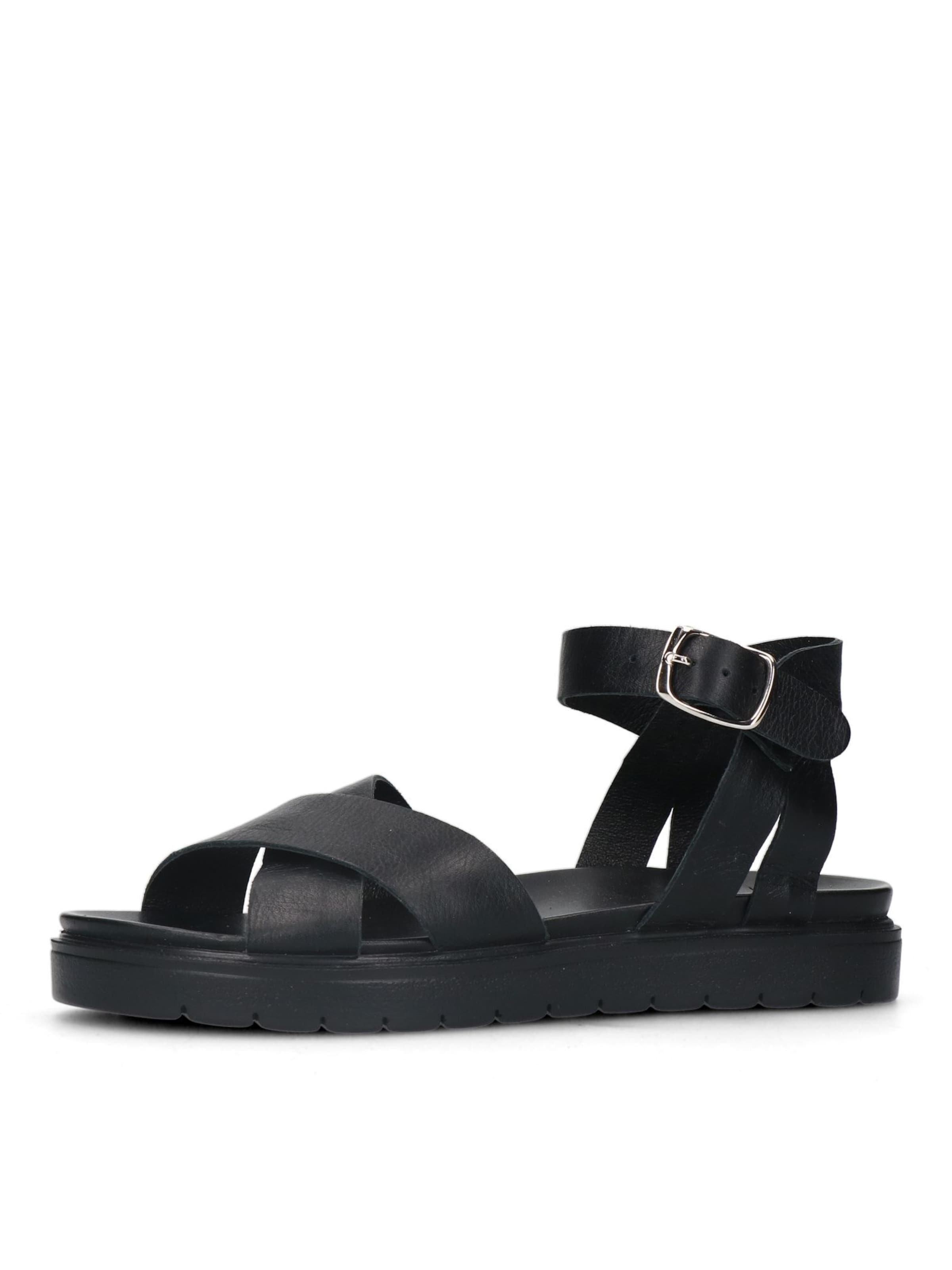 MANFIELD Sandalen in schwarz, Produktansicht