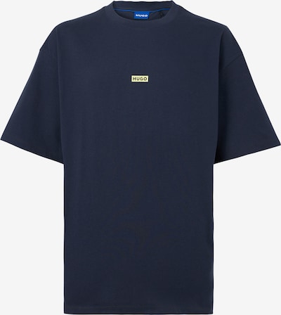HUGO Majica 'Nalono' u boja slonovače / mornarsko plava, Pregled proizvoda